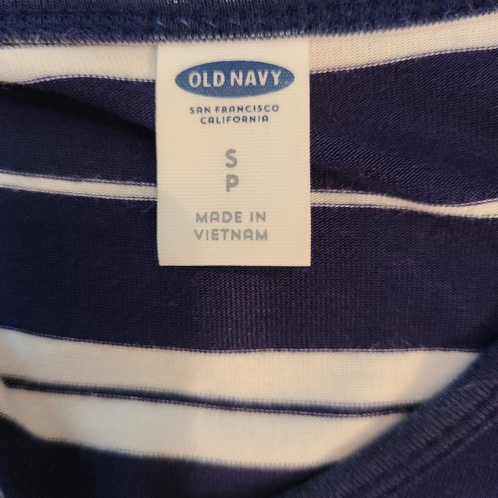 Old Navy blue & white stripe maxi dress size S - Picture 5 of 6